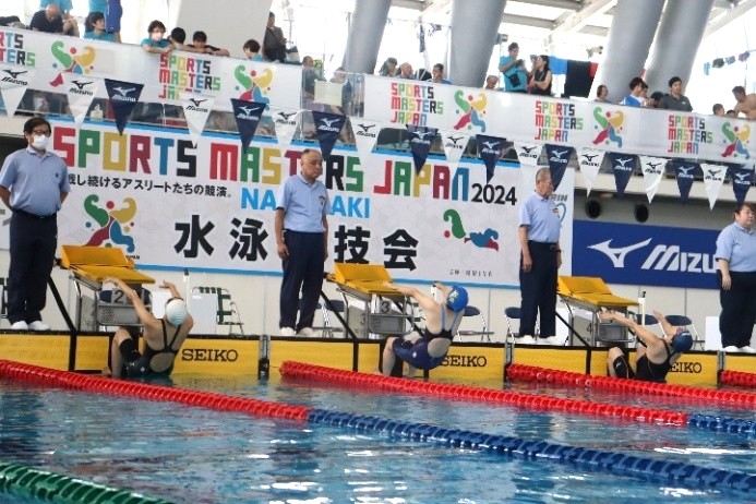 ２０２４長崎大会水泳の様子