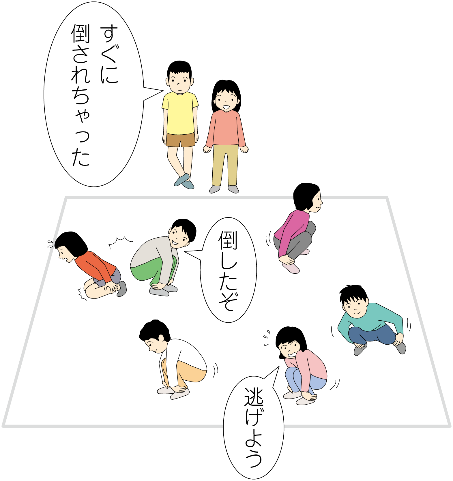ひよこの闘い