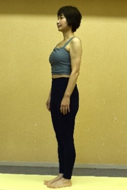 腕の振り、胸椎の回旋の促通画像１